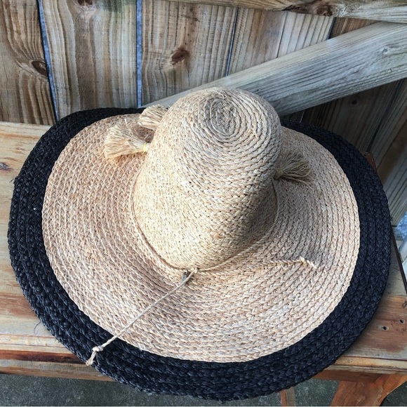 Love Kate Mexicoma Raffia Straw Hat with Tassles UPF 50 Size M main image 7